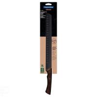 Faca Para Fatiar Churrasco Black Com Lâmina Em Aço Inox Escurecido E Cabo De Madeira 12" - 3