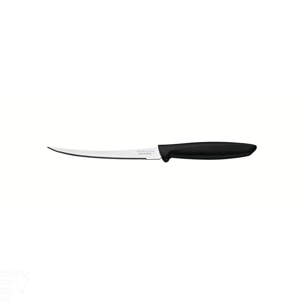Faca Para Tomate Plenus Com Lâmina Em Aço Inox E Cabo De Polipropileno Preto 5" - 1