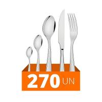 Faqueiro Laguna Com 270 Peças Luxo Totalmente Em Aço Inox Itop - Tramontina - 2