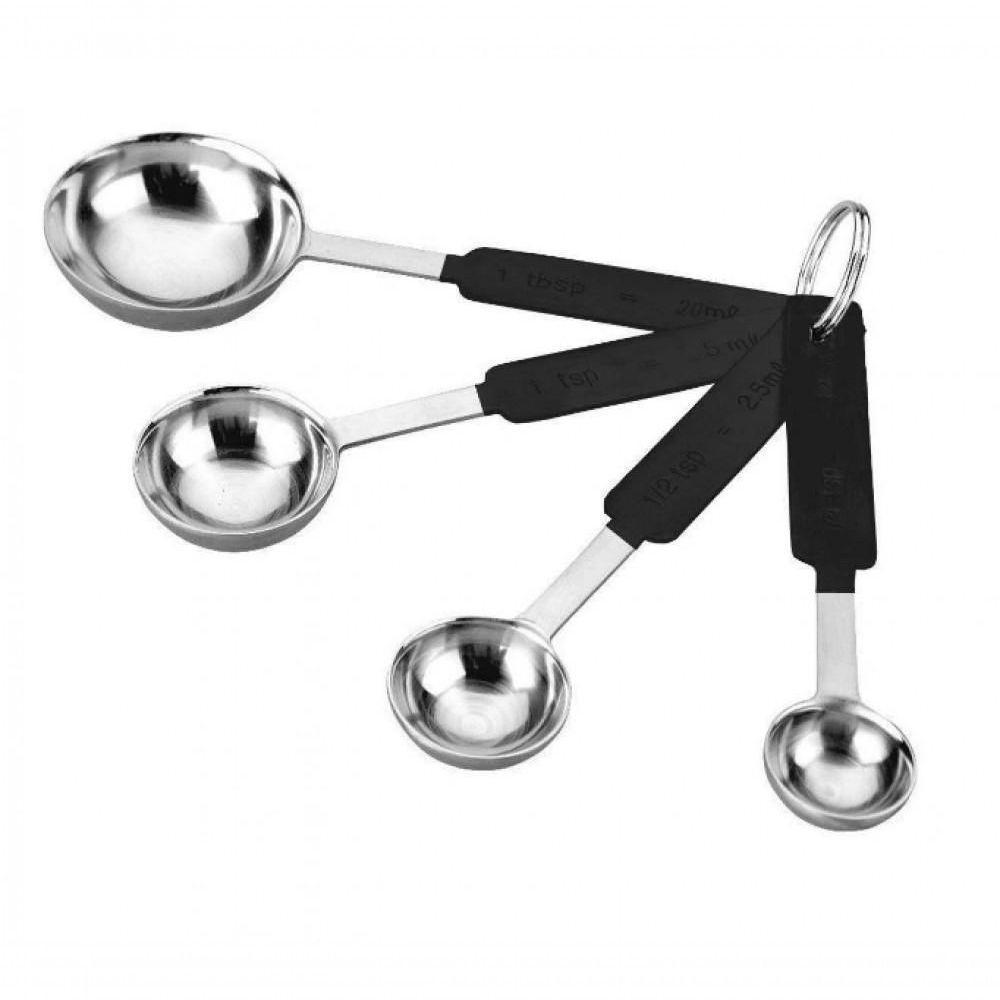 Conjunto De Colheres Medidoras Em Inox Ônix 4 Peças - Mimo - 3