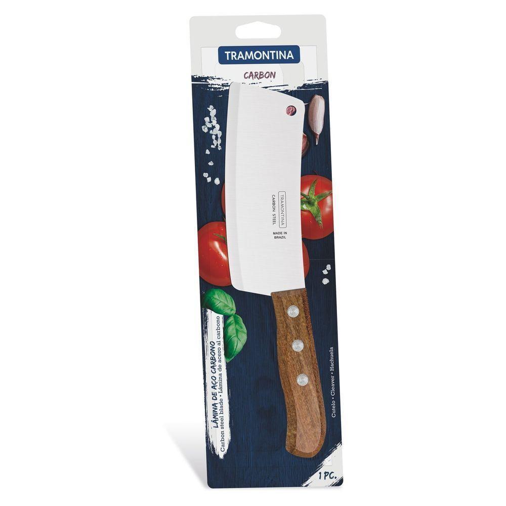 Cutelo Tramontina Com Lâmina Em Aço Carbono Com Cabo De Madeira 6" Tramontina - 2