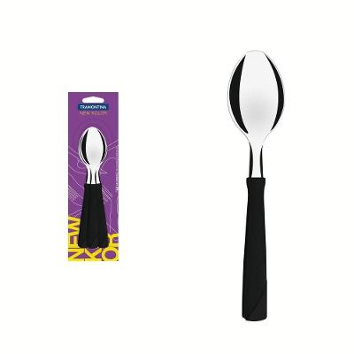 Conjunto De Colheres De Mesa New Kolor Com Lâminas Em Aço Inox E Cabos De Polipropileno P