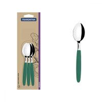 Conjunto de Colheres de Chá Tramontina Ipanema Verde 3 Peças - 1