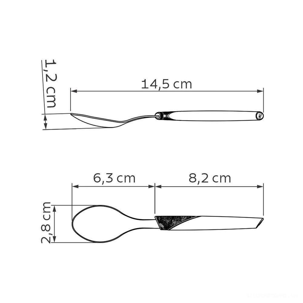 Colher De Chá Lyf Com Lâmina Em Aço Inox E Cabo De Polipropileno Pcr Verde Natureza - 2
