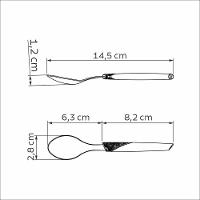 Colher De Chá Lyf Com Lâmina Em Aço Inox E Cabo De Polipropileno Pcr Verde Natureza - 6