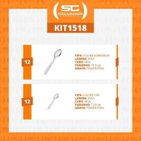 Conjunto Chá E Sobremesa Laguna 24 Peças Luxo Totalmente Em Aço Inox Itop - Tramontina - 2