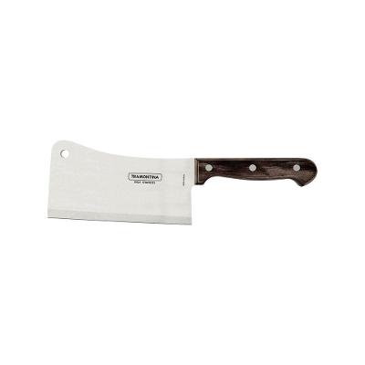 Cutelo Tramontina Polywood Com Lâmina Em Aço Inox E Cabo De Madeira Castanho 6" Tramontina