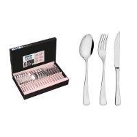 Faqueiro Mônaco Em Aço Inox Com Facas Para Churrasco Forjadas 6mm Acabamento Alto Brilho - 2