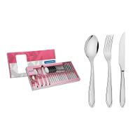 Faqueiro Laguna Em Aço Inox Com Facas Para Churrasco Acabamento Em Brilho 24 Peças - 7