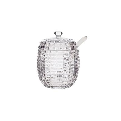 Açucareiro De Cristal Com Colher E Tampa 210Ml Lyor