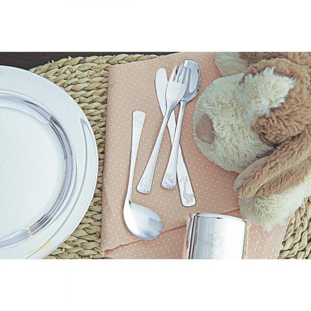 Jogo de Talheres Infantil Tramontina Baby em Aço Inox - 4