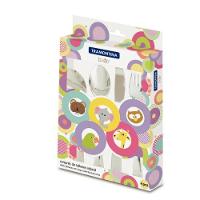 Jogo de Talheres Infantil Tramontina Baby em Aço Inox - 2