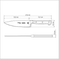 Faca Chef Century Com Lâmina Em Aço Inox E Cabo De Policarbonato E Fibra De Vidro 6" - 2