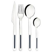 Faqueiro Tramontina Vik Em Aço Inox Com Detalhes Em Polipropileno ônix 24 Peças Tramontina - 5