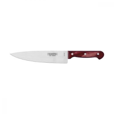 Faca Chef Tramontina Polywood com Lâmina em Aço Inox 8´´