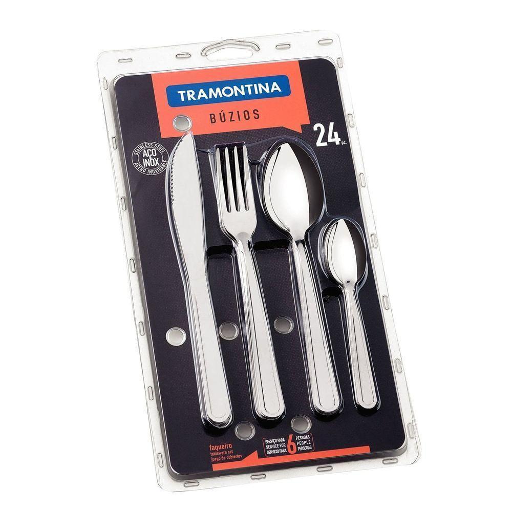 Faqueiro 24 Peças Búzios Tramontina Em Aço Inox Tramontina - 3