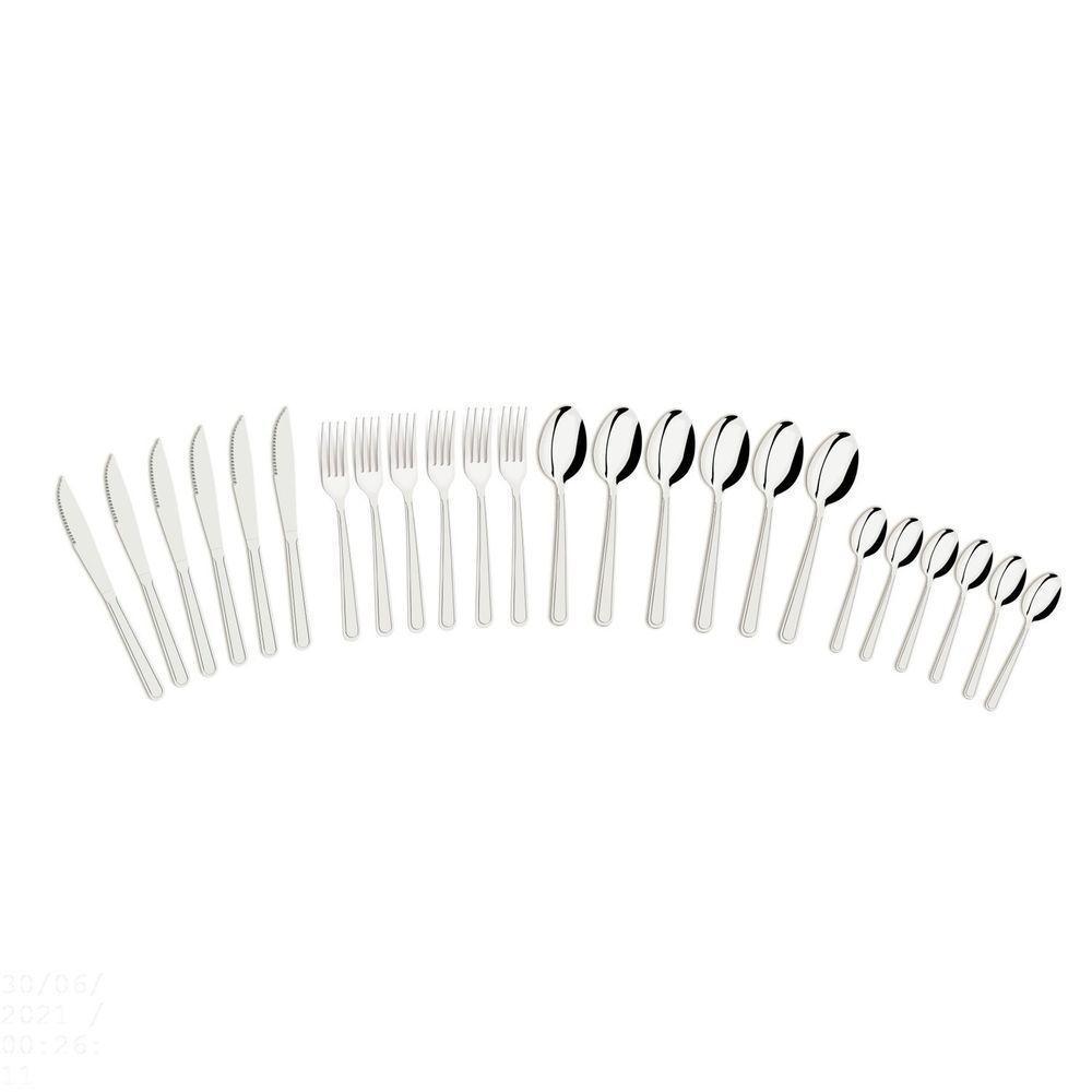 Faqueiro 24 Peças Búzios Tramontina Em Aço Inox Tramontina - 4