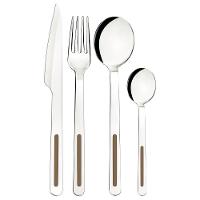 Faqueiro Tramontina Vik Em Aço Inox Com Detalhes Em Polipropileno ágata 24 Peças Tramontina - 2