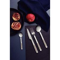 Faqueiro Tramontina Vik Em Aço Inox Com Detalhes Em Polipropileno ágata 24 Peças Tramontina