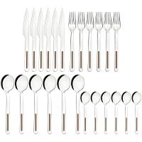 Faqueiro Tramontina Vik Em Aço Inox Com Detalhes Em Polipropileno ágata 24 Peças Tramontina - 5