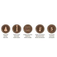 Faqueiro Tramontina Polywood Com Lâminas Em Aço Inox E Cabos De Madeira Vermelho 24 Peças Tramontina - 7