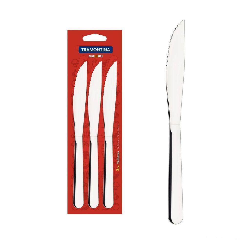 Conjunto De Colheres Para Chá Tramontina Malibu Em Aço Inox 03 Peças Tramontina - 1