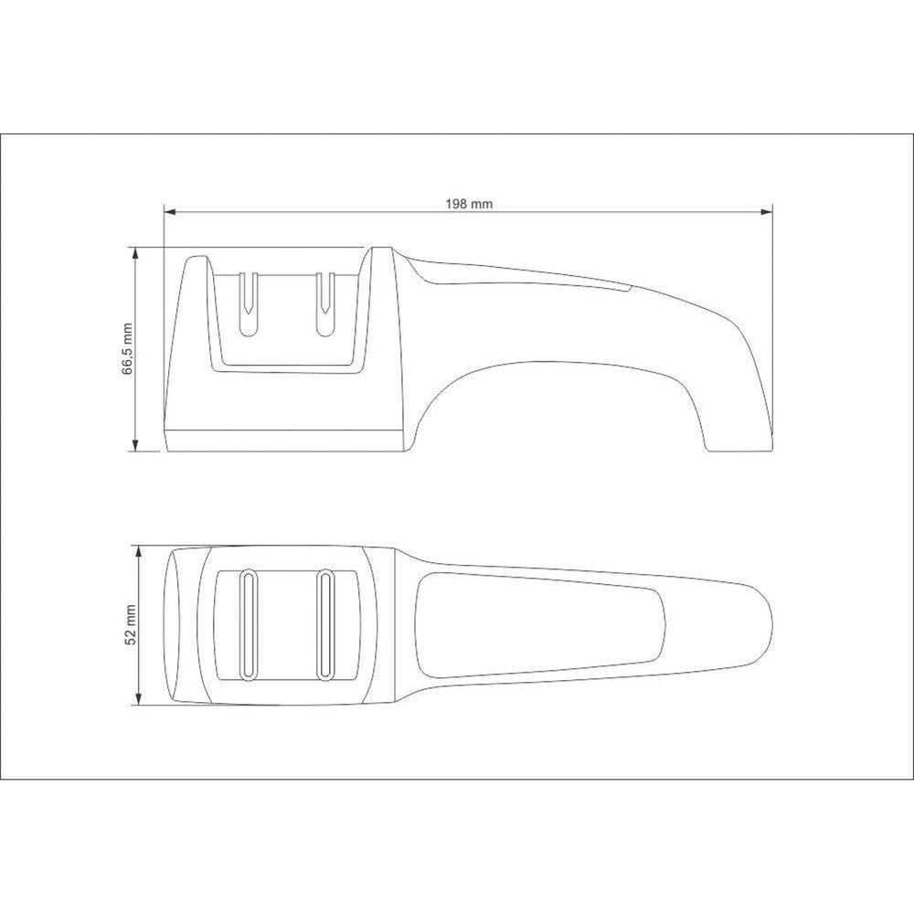Afiador De Facas Tramontina Profio Diamantado Com Suporte Em Abs E Aço Inox Tramontina - 3
