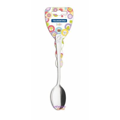 Colher Infantil Baby Em Aço Inox Tramontina Aço Inox