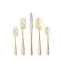 Faqueiro Em Inox Pisa Dourado Com 30 Peças Wolff - 1