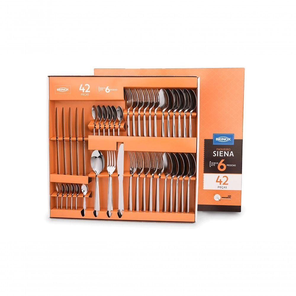 Faqueiro 42 Peças - Siena - Brinox - 9