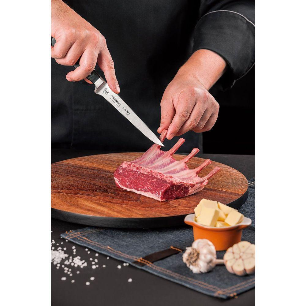 Faca Para Desossar Century Lâmina Em Aço Inox E Cabo De Policarbonato E Fibra De Vidro 6 - 2