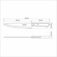 Faca Peixeira Tramontina Dynamic Com Lâmina De Aço Inox E Cabo De Madeira 8" Tramontina - 3