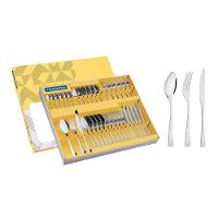 Faqueiro Havana Em Aço Inox Com Facas Para Churrasco Acabamento Em Brilho 36 Peças - 3