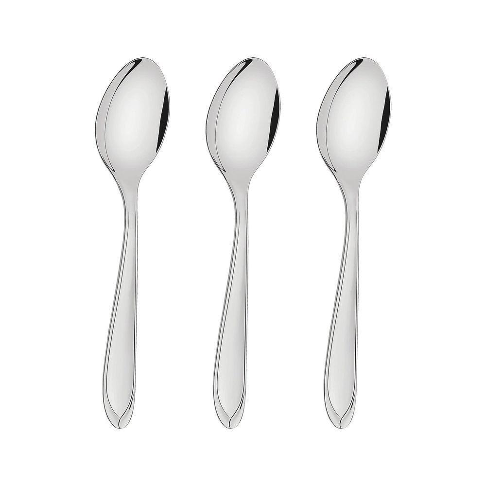Conjunto De Colheres De Mesa Tramontina Aço Inox E Detalhes No Cabo 3 Peças Tramontina - 2