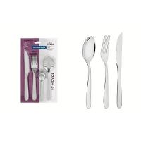 Faqueiro Havaí Em Aço Inox Com Facas Para Churrasco Acabamento Em Brilho 24 Peças - 1