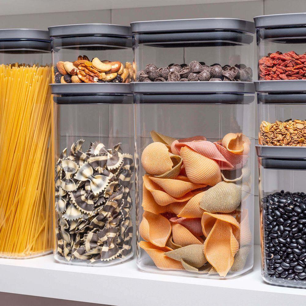 Pote Hermético Organizador Ou Block 1,5 Litros - Natural - 2