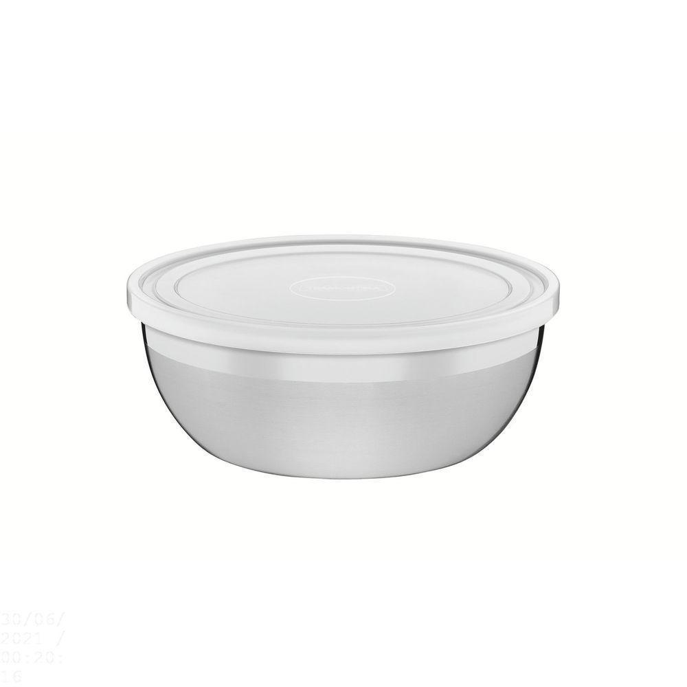 Pote Tramontina Freezinox Redondo Em Aço Inox Com Tampa Plástica 20 Cm 2,2 L Tramontina - 1
