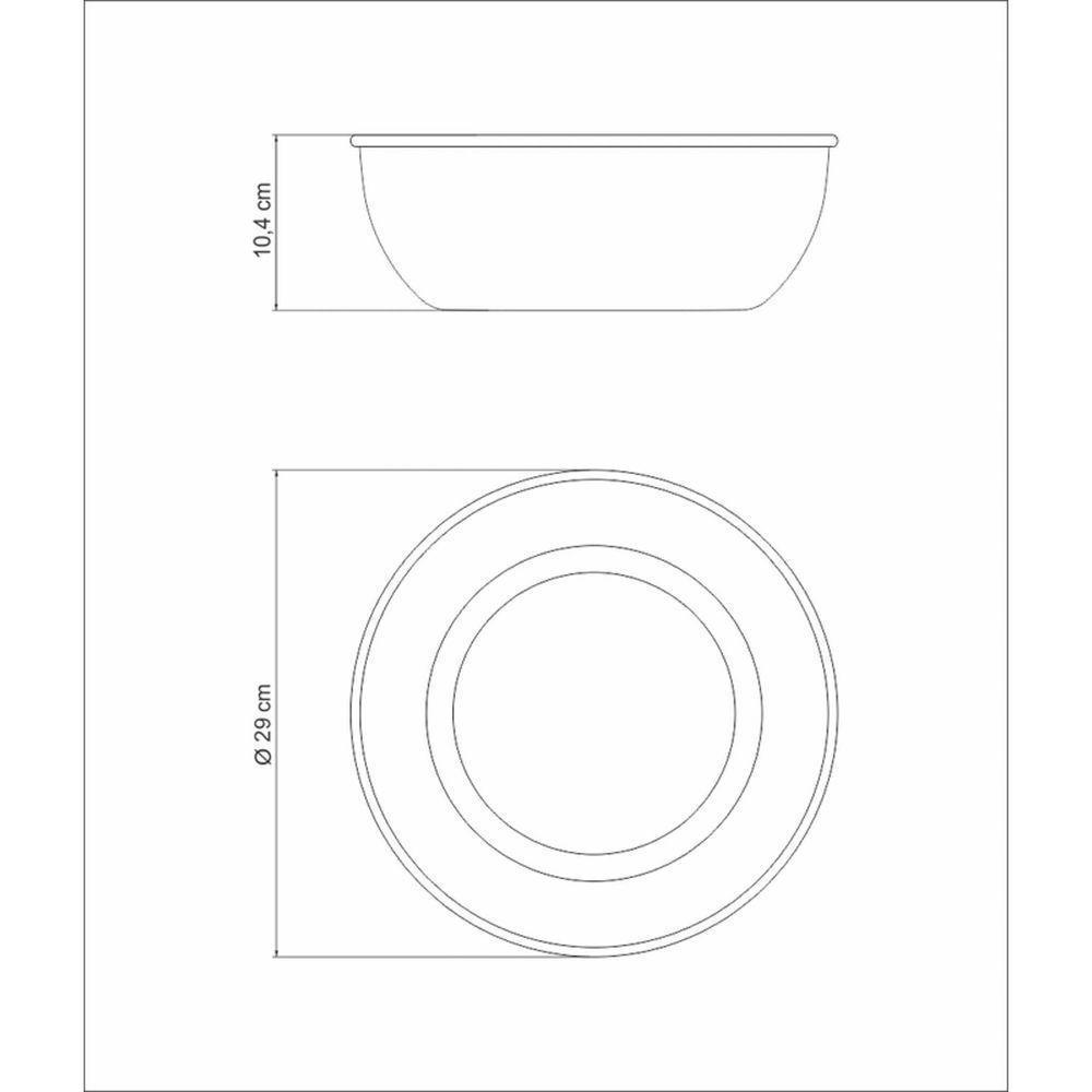 Pote Tramontina Freezinox Redondo Em Aço Inox Com Acabamento Fosco Sem Tampa 28 Cm 5,8 L Tramontina - 2