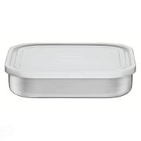 Pote Quadrado Tramontina Freezinox Em Aço Inox Com Tampa Plástica 16 Cm 0,8 L Tramontina - 1
