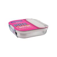 Pote Quadrado Tramontina Freezinox Em Aço Inox Com Tampa Plástica 16 Cm 0,8 L Tramontina - 8