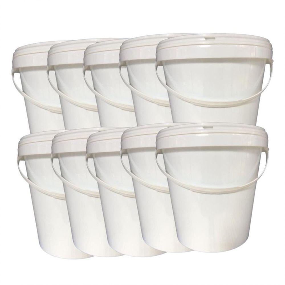 Balde Alça Plastica Para Doces 3,6 Litros 10 Peças - 1