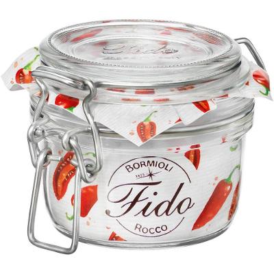 Bormioli Rocco Fido Pote Hermético 7X8X8Cm 125Ml Vidro Transp