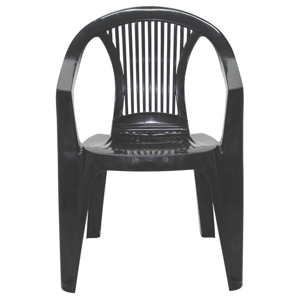 Cadeira Tramontina Guarapari Preto Com Braços Em Polipropileno Tramontina - 4