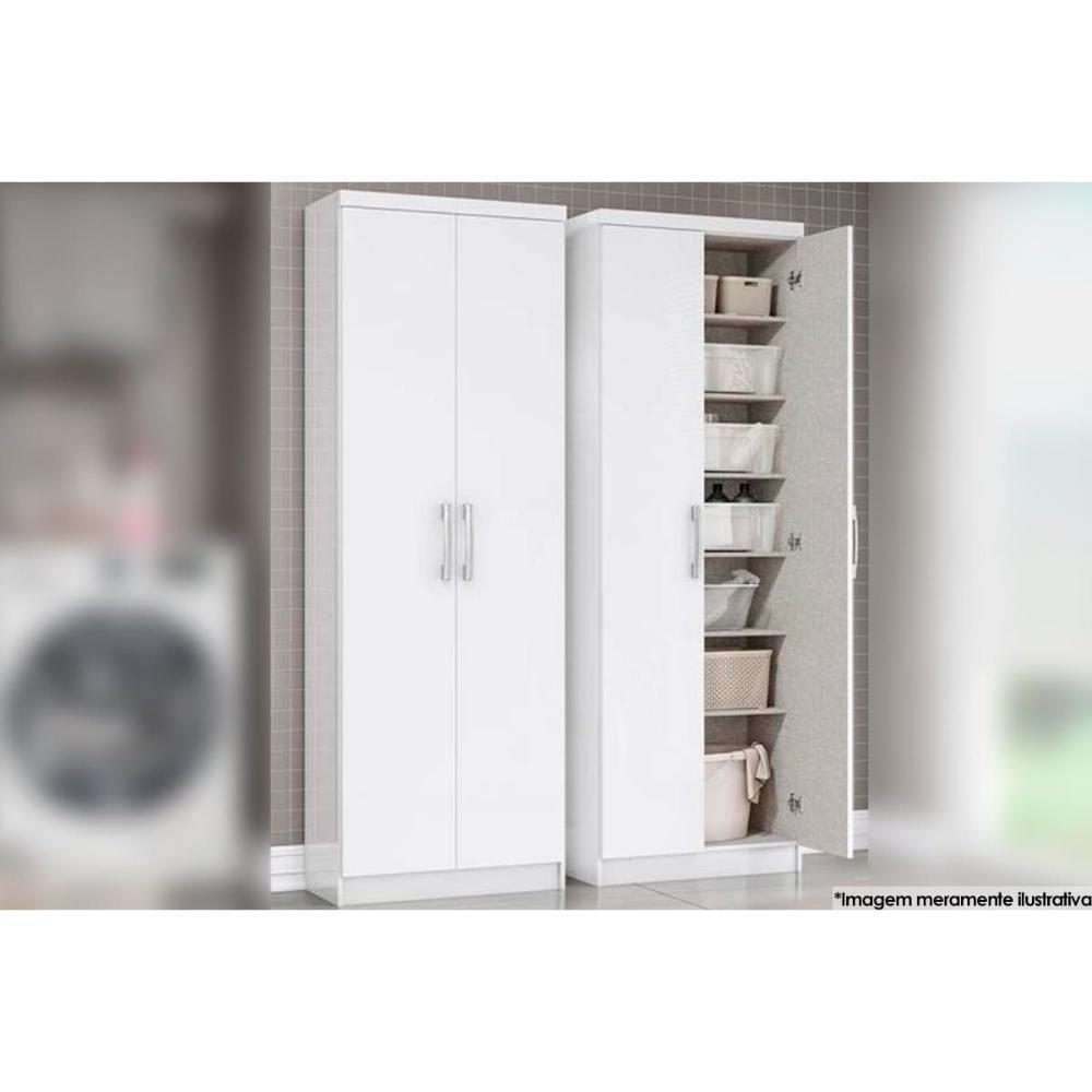 Cama Box Solteiro CRC + D33 Ortobom + Armário Multiuso Margarida Branco - 6