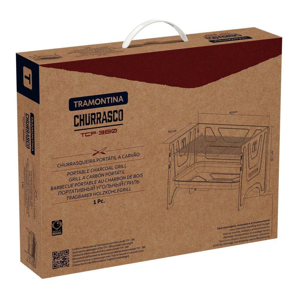 Churrasqueira Portátil à Carvão Tramontina Tcp-380 Tramontina - 4