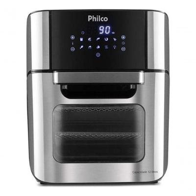Fritadeira Air Fryer Philco PFR2250V 12L 1800W Digital com 9 Funções Preto 220V