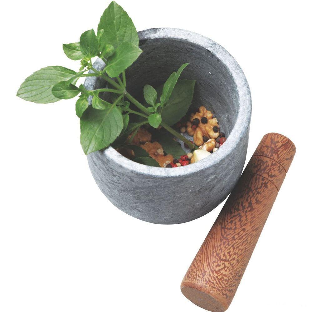 Pilão Mortar Tramontina Organic Em Madeira Cumaru E Pedra Sabão 12 Cm Tramontina - 4