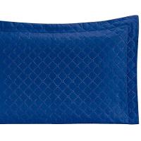 Porta Travesseiro Com Debrum Requinte Liso 01 Peça - Azul Royal - 8