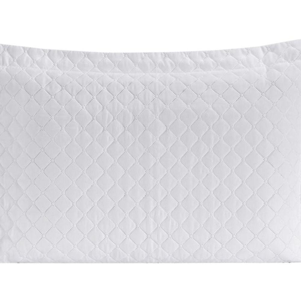 Porta Travesseiro Com Debrum Requinte Liso 01 Peça - Branco - 5