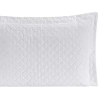 Porta Travesseiro Com Debrum Requinte Liso 01 Peça - Branco